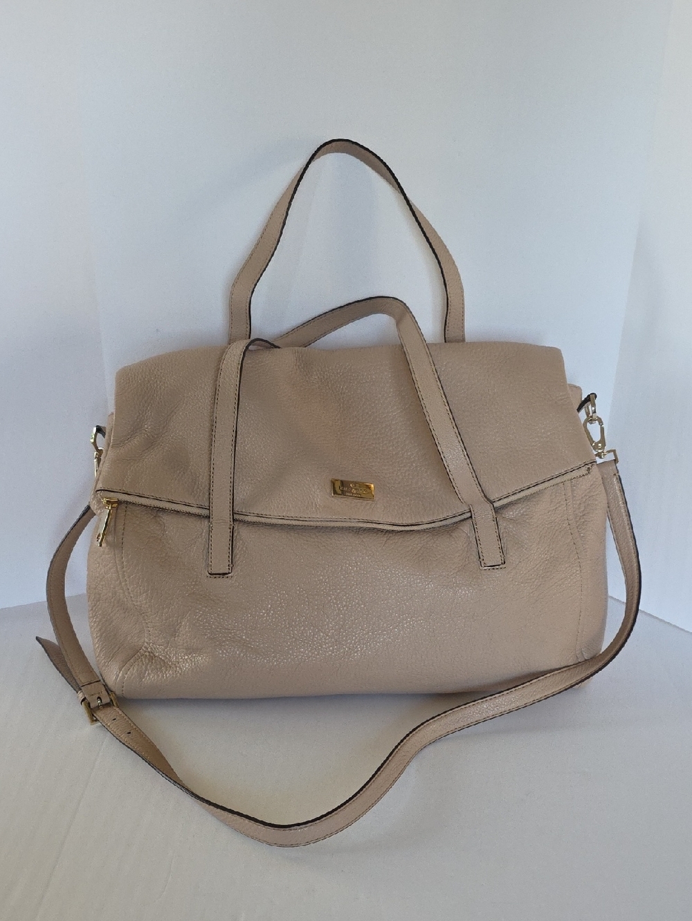 kate spade Large Beige Leather Shoulder Bag/Tote
